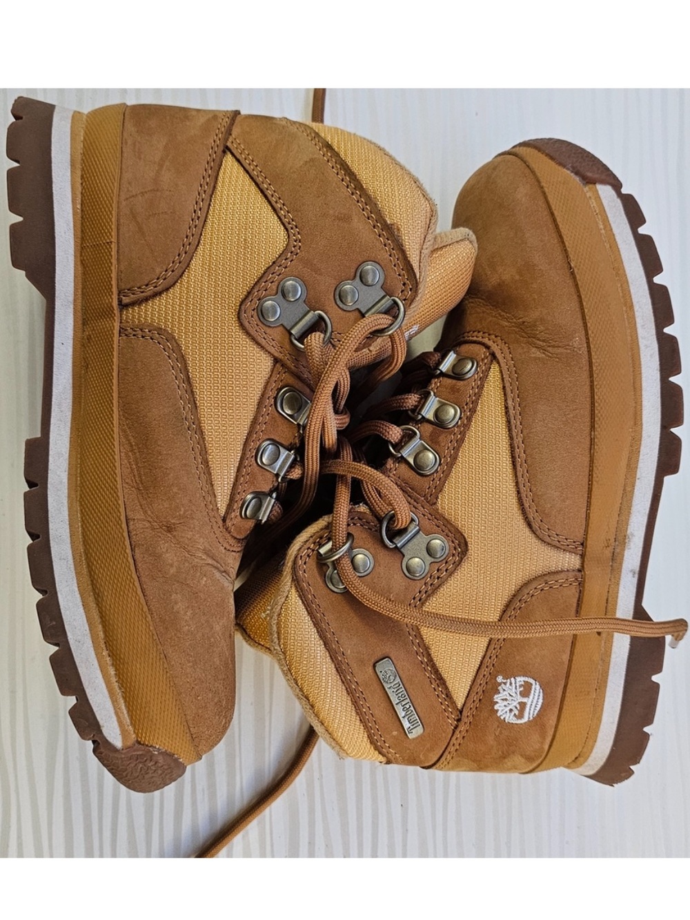 Timberland Brown and Tan Boots
